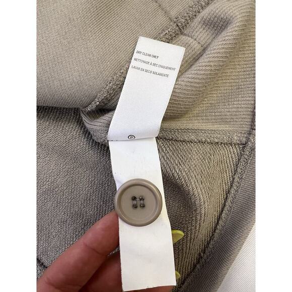 JAMES PERSE Women's Taupe Brown Sweatshirt Shawl Collar Blazer Sz 1 S Fall USA - Picture 10 of 11